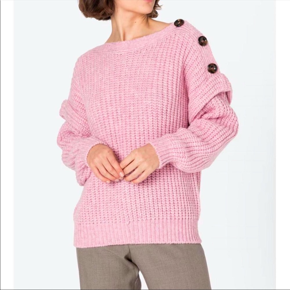 IRO Paris Alice Sweater in Pink. Women's Medium